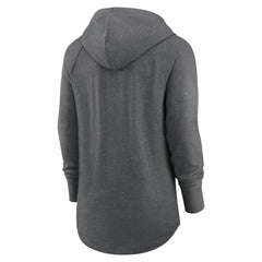 Dallas Cowboys Women's Raglan Funnel Neck Pullover Hoodie Heather Charcoal | Nike for Sale