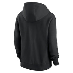 Las Vegas Raiders Women's Wordmark Club Fleece Pullover Hoodie Black | Nike for Sale