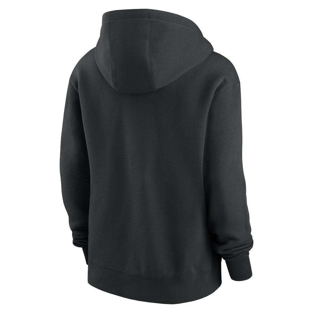 New York Jets Women's Wordmark Club Fleece Pullover Hoodie Black | Nike for Sale