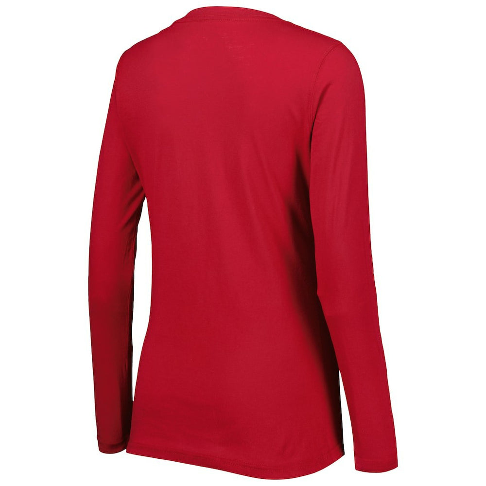Arizona Cardinals G-III 4Her by Carl Banks Women's Post Season Long Sleeve V-Neck T-Shirt Cardinal | NFL