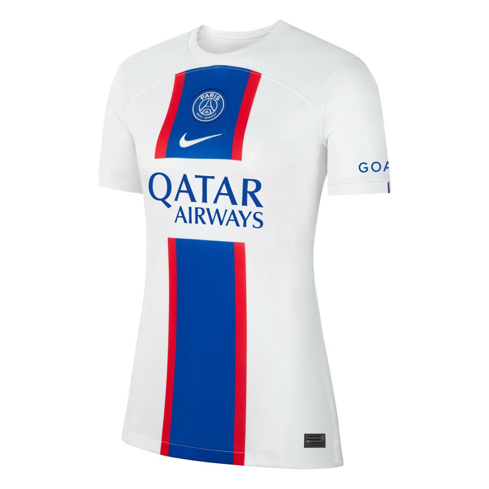 Neymar Jr. Paris Saint-Germain Women's 2022/23 Third Breathe Stadium Replica Player Jersey White | Nike Online