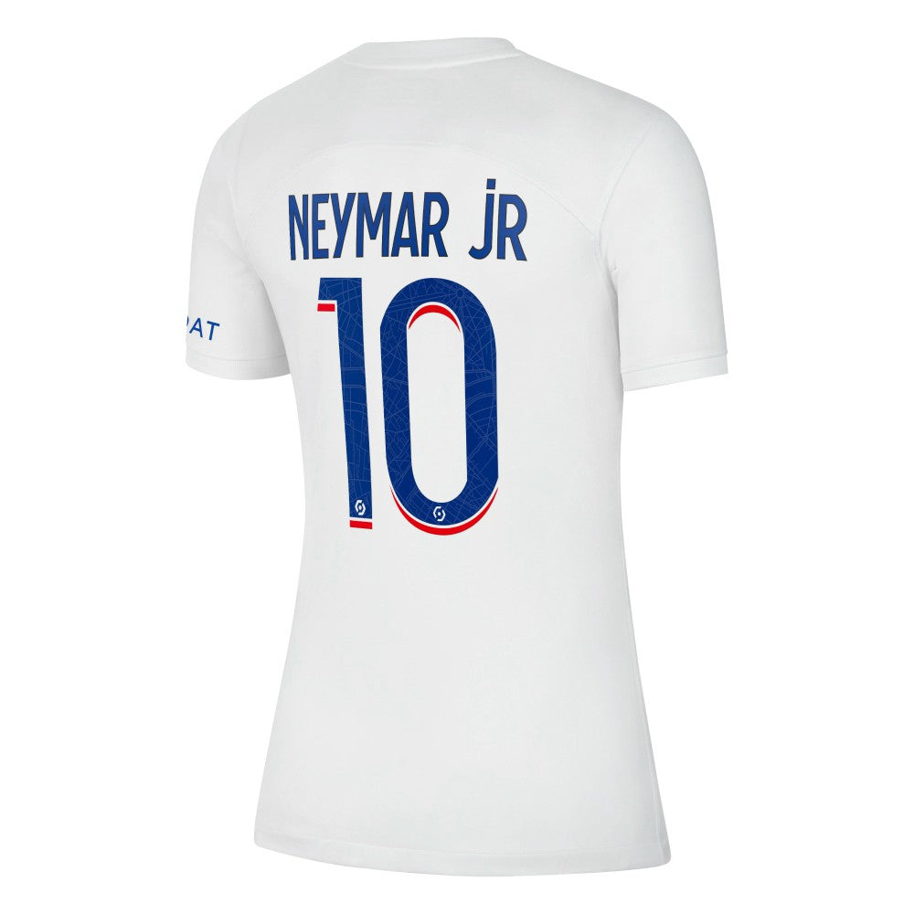 Neymar Jr. Paris Saint-Germain Women's 2022/23 Third Breathe Stadium Replica Player Jersey White | Nike Online