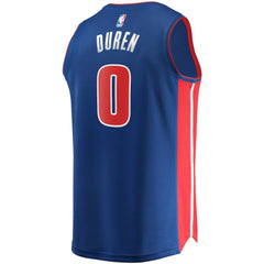 Jalen Duren Detroit Pistons Fast Break Replica Jersey Icon Editi- Blue - NBA