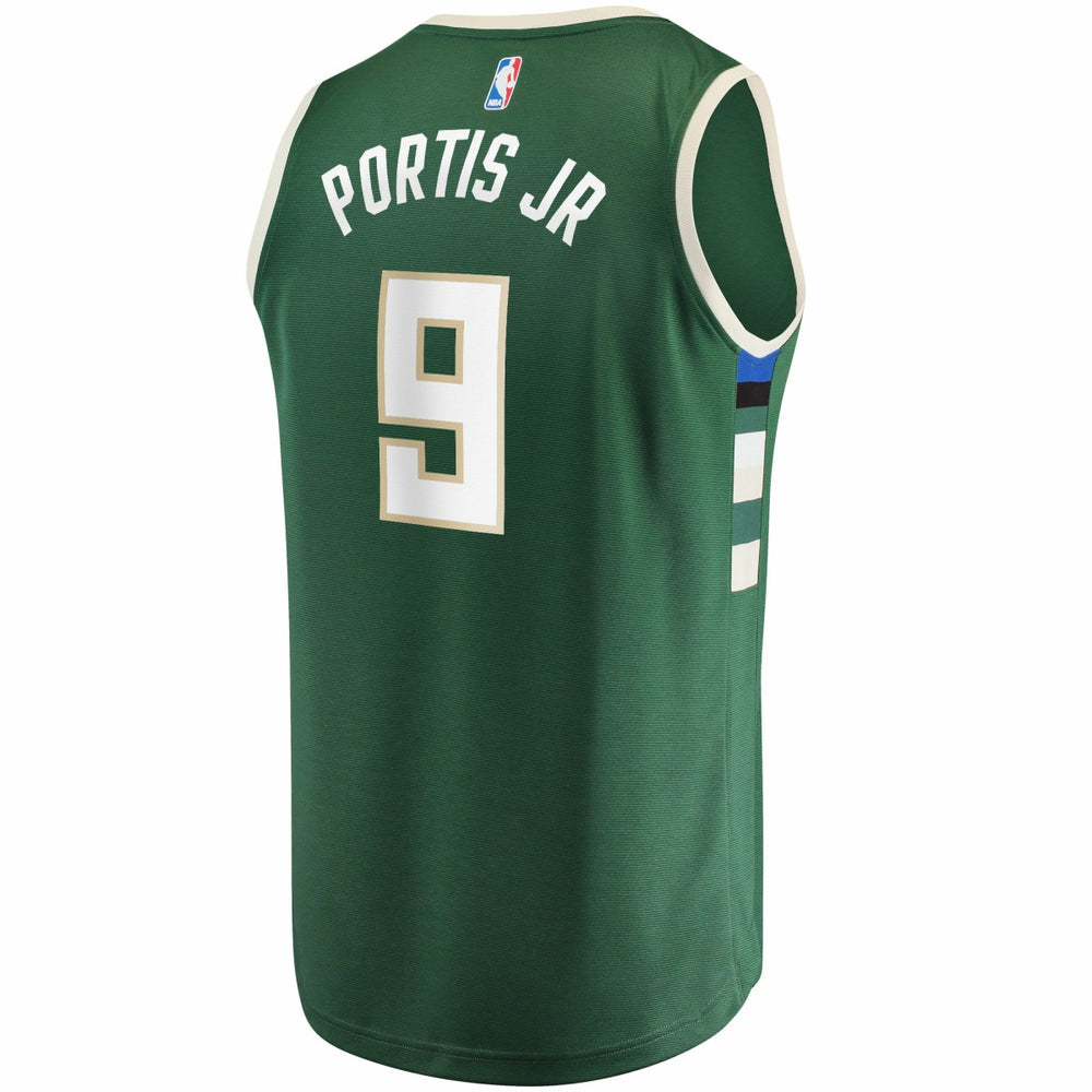 Bobby Portis Milwaukee Bucks Fast Break Replica Jersey Icon Edition Green - NBA