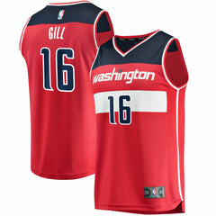 Anthony Gill Washington Wizards Fast Break Replica Jersey Icon Edition Red - NBA