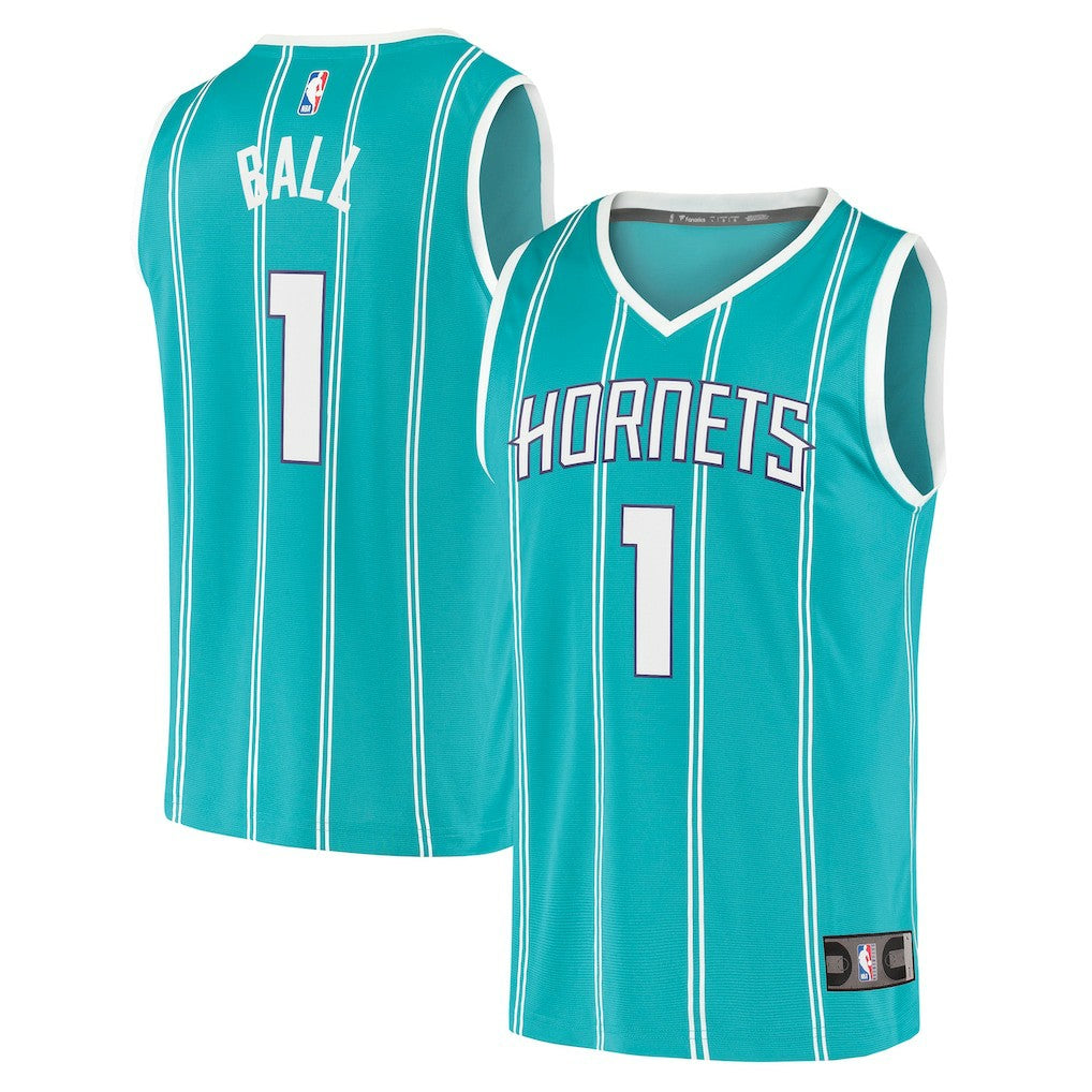LaMelo Ball Charlotte Hornets Fast Break Replica Jersey Icon Edition Teal - NBA