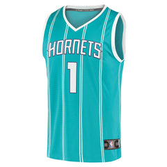LaMelo Ball Charlotte Hornets Fast Break Replica Jersey Icon Edition Teal - NBA