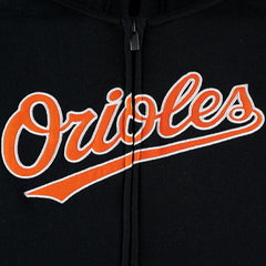 Baltimore Orioles Youth Wordmark Full-Zip Fleece Hoodie - MLB
