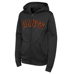 San Francisco Giants Youth Wordmark Full-Zip Fleece Hoodie - MLB