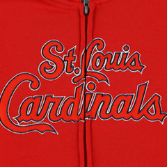 St. Louis Cardinals Youth Wordmark Full-Zip Fleece Hoodie - MLB