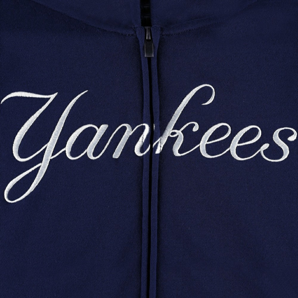 New York Yankees Youth Wordmark Full-Zip Fleece Hoodie - MLB