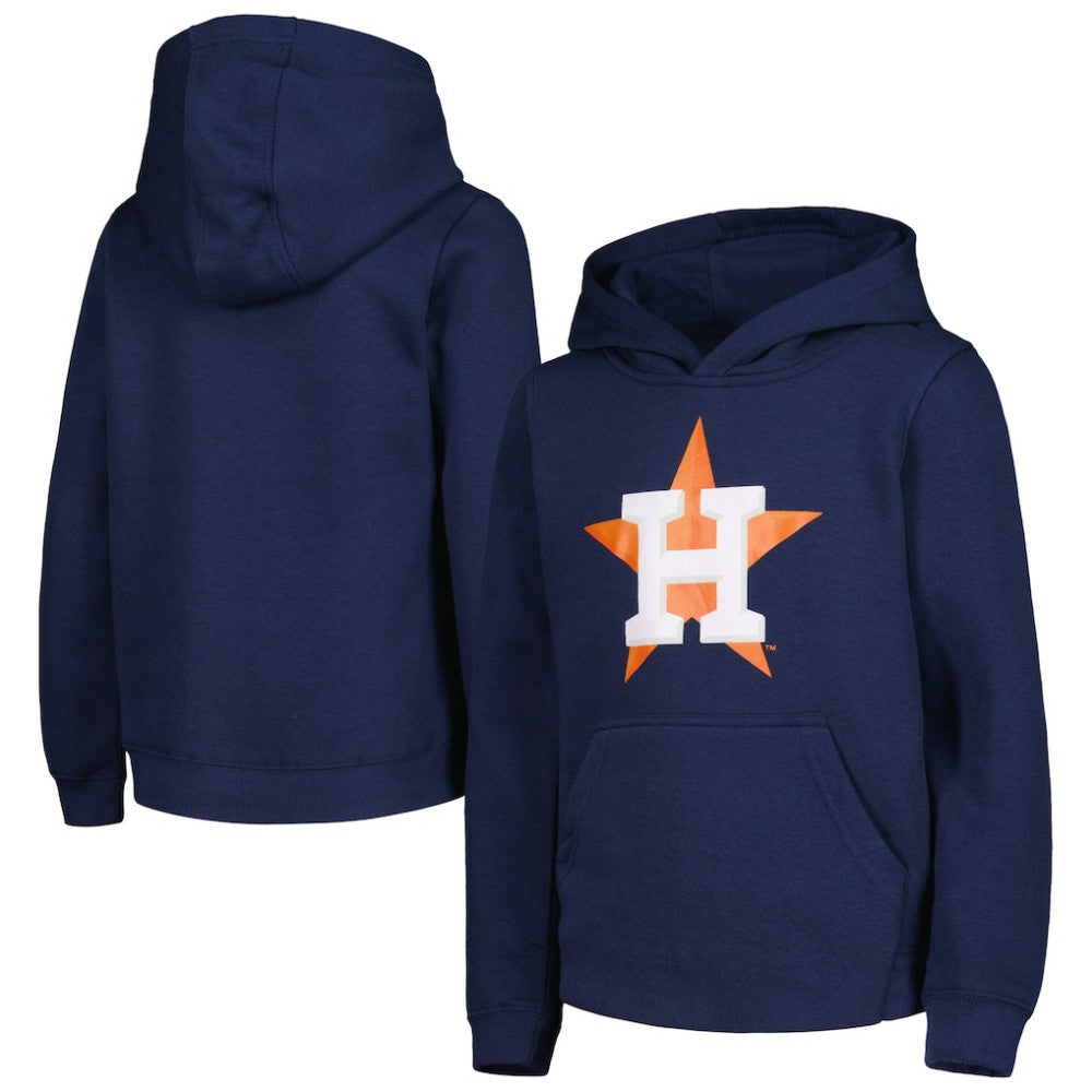 Houston Astros Youth Team Primary Logo Pullover Hoodie - MLB