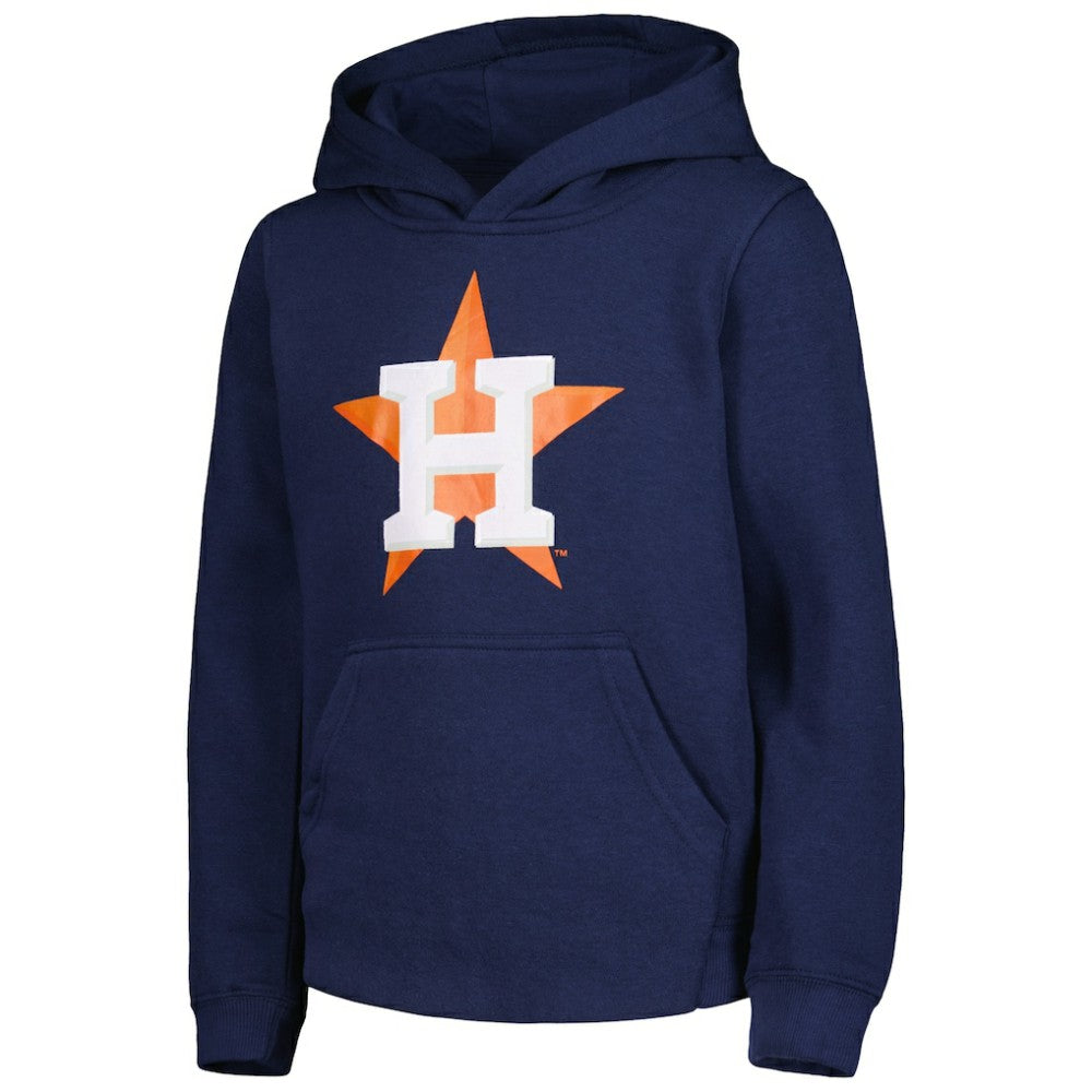 Houston Astros Youth Team Primary Logo Pullover Hoodie - MLB
