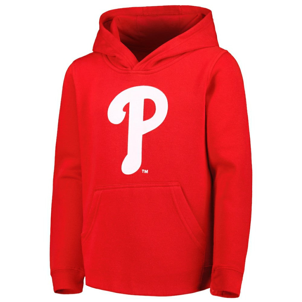Philadelphia Phillies Youth Team Primary Logo Pullover Hoodie - MLB