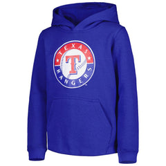 Texas Rangers Youth Team Primary Logo Pullover Hoodie - MLB