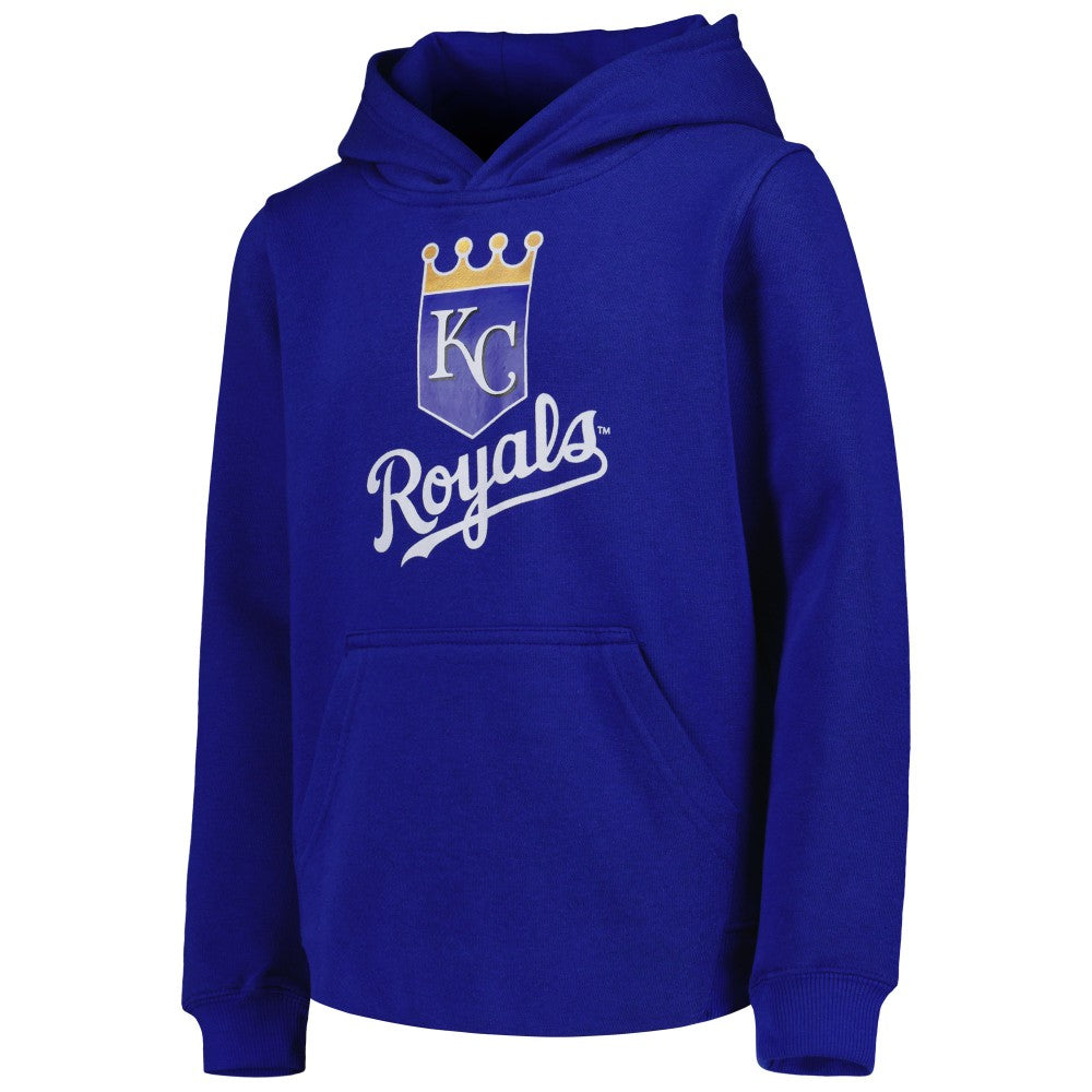 Kansas City Royals Youth Team Primary Logo Pullover Hoodie - MLB