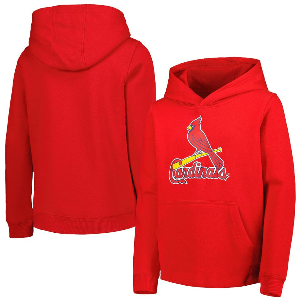 St. Louis Cardinals Youth Team Primary Logo Pullover Hoodie - MLB