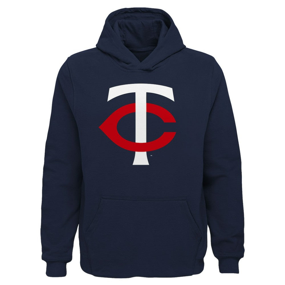 Minnesota Twins Youth Team Primary Logo Pullover Hoodie - MLB