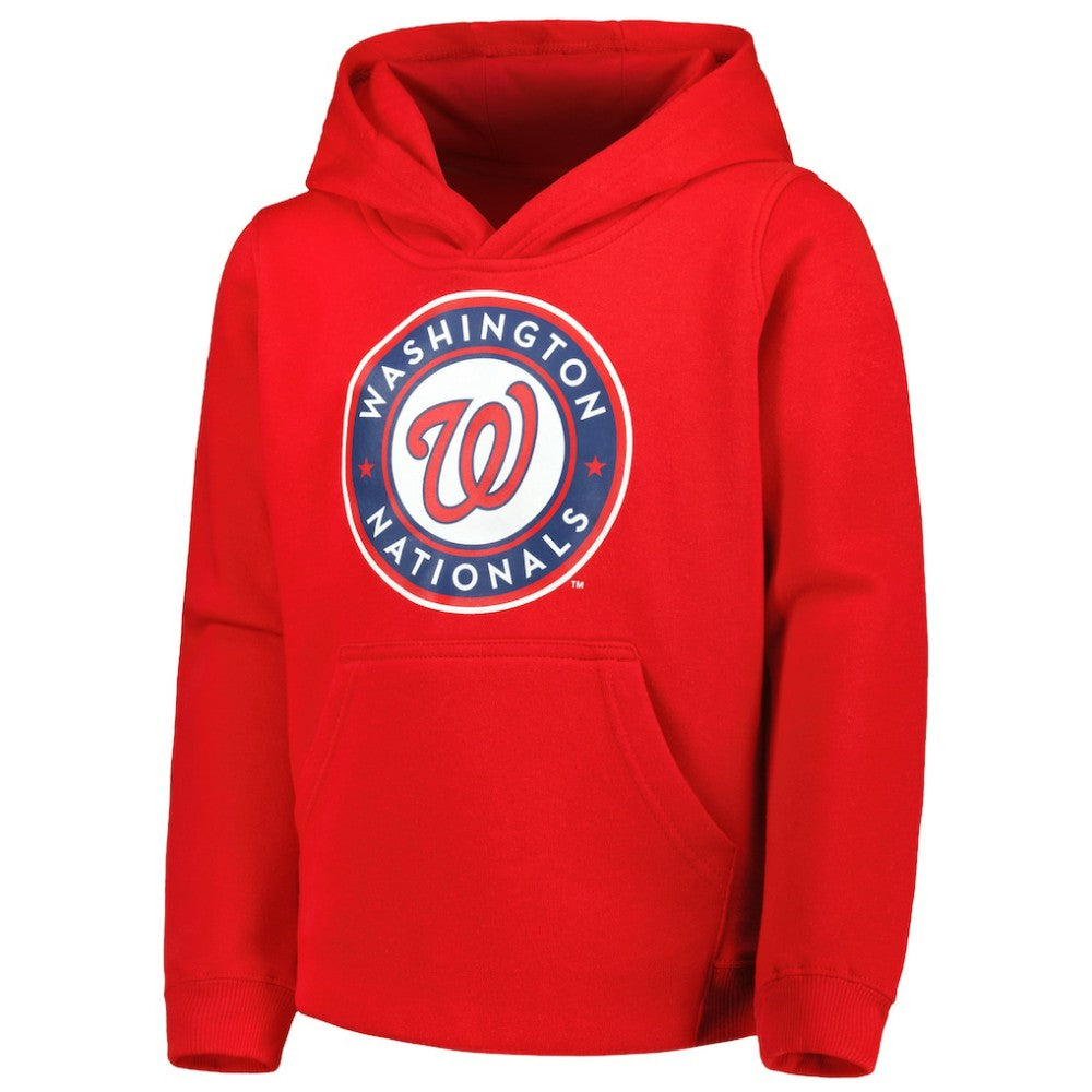 Washington Nationals Youth Team Primary Logo Pullover Hoodie - MLB