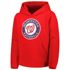 Washington Nationals Youth Team Primary Logo Pullover Hoodie - MLB