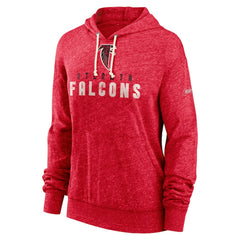 Atlanta Falcons Women's Rewind Gym Vintage Lightweight Pullover Hoodie Red | Nike for Sale