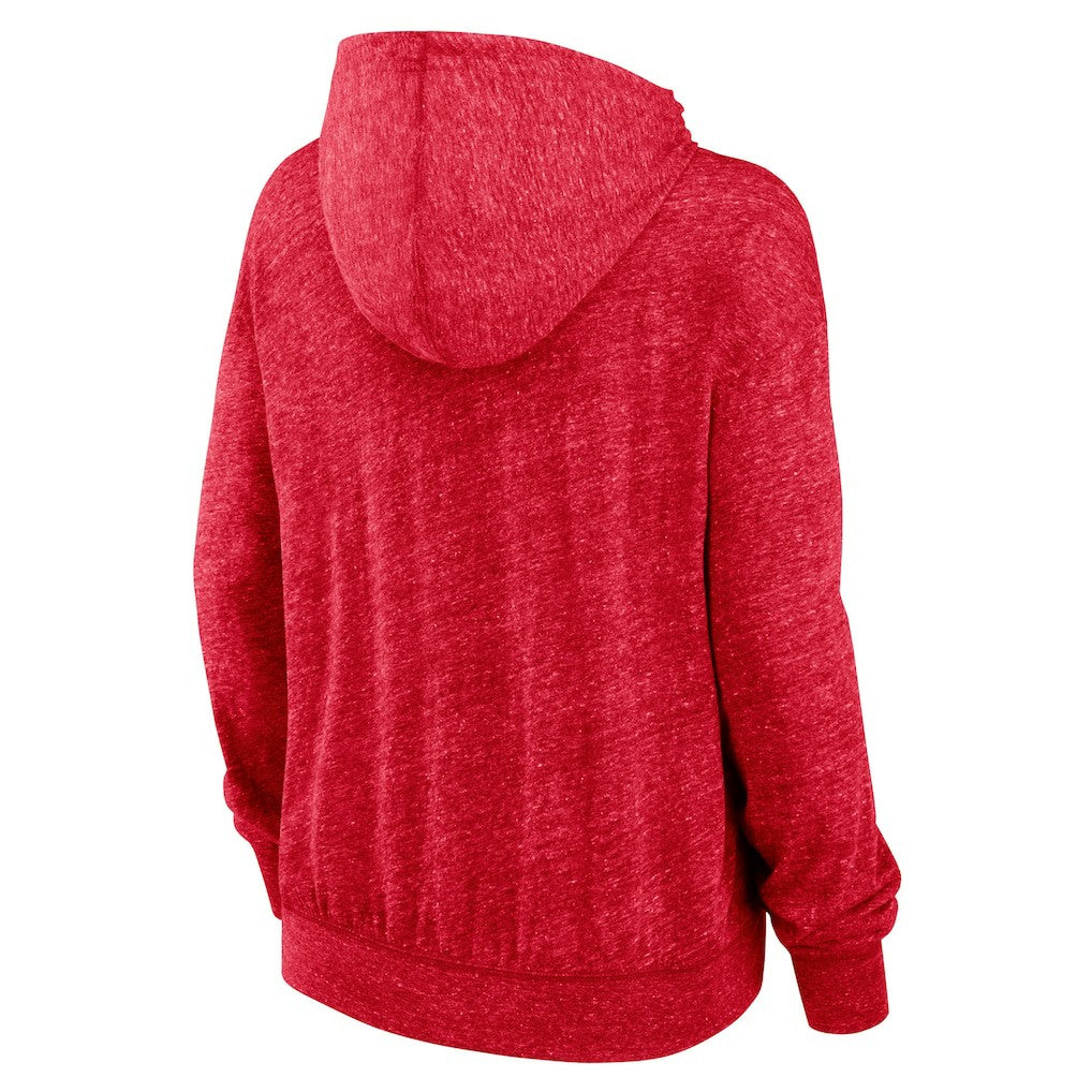 Atlanta Falcons Women's Rewind Gym Vintage Lightweight Pullover Hoodie Red | Nike for Sale