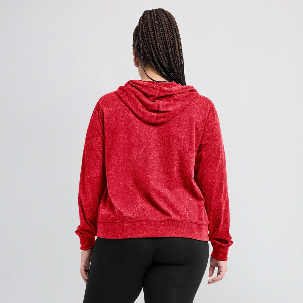 Atlanta Falcons Women's Rewind Gym Vintage Lightweight Pullover Hoodie Red | Nike for Sale