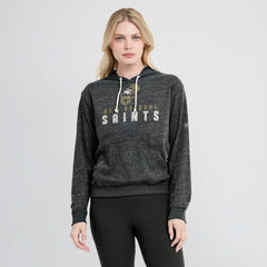 New Orleans Saints Women's Rewind Gym Vintage Lightweight Pullover Hoodie Black | Nike for Sale