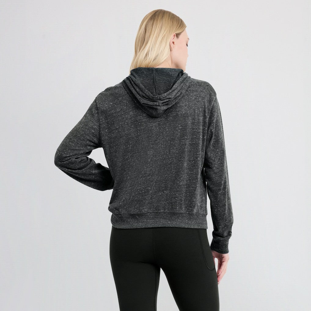 New Orleans Saints Women's Rewind Gym Vintage Lightweight Pullover Hoodie Black | Nike for Sale