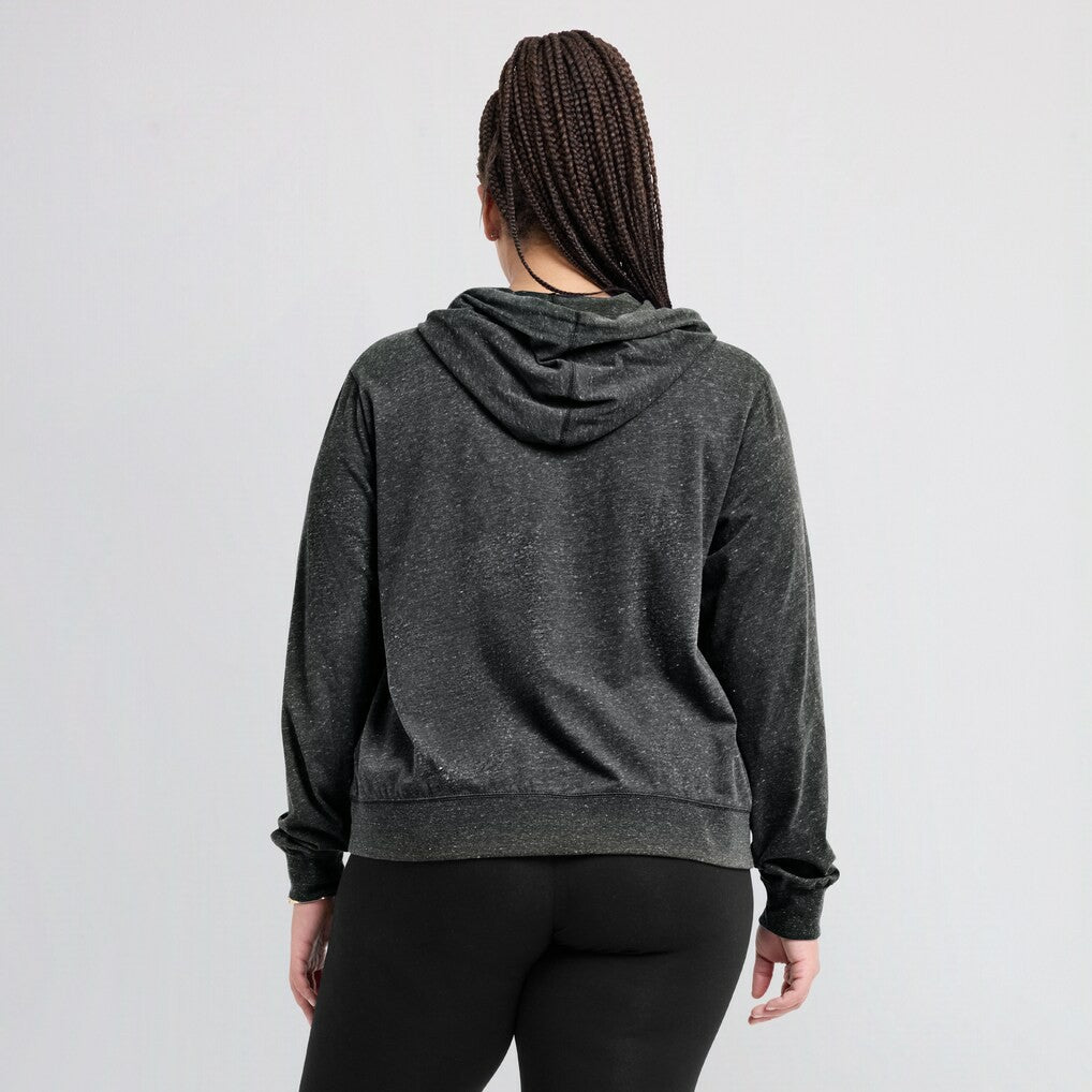 New Orleans Saints Women's Rewind Gym Vintage Lightweight Pullover Hoodie Black | Nike for Sale
