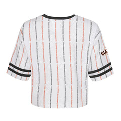 San Francisco Giants Girls Youth Ball Striped T-Shirt - MLB