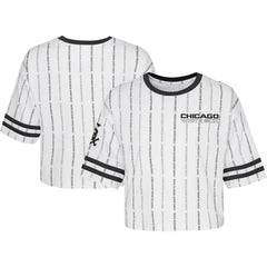 Chicago White Sox Girls Youth Ball Striped T-Shirt - MLB