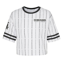 Chicago White Sox Girls Youth Ball Striped T-Shirt - MLB
