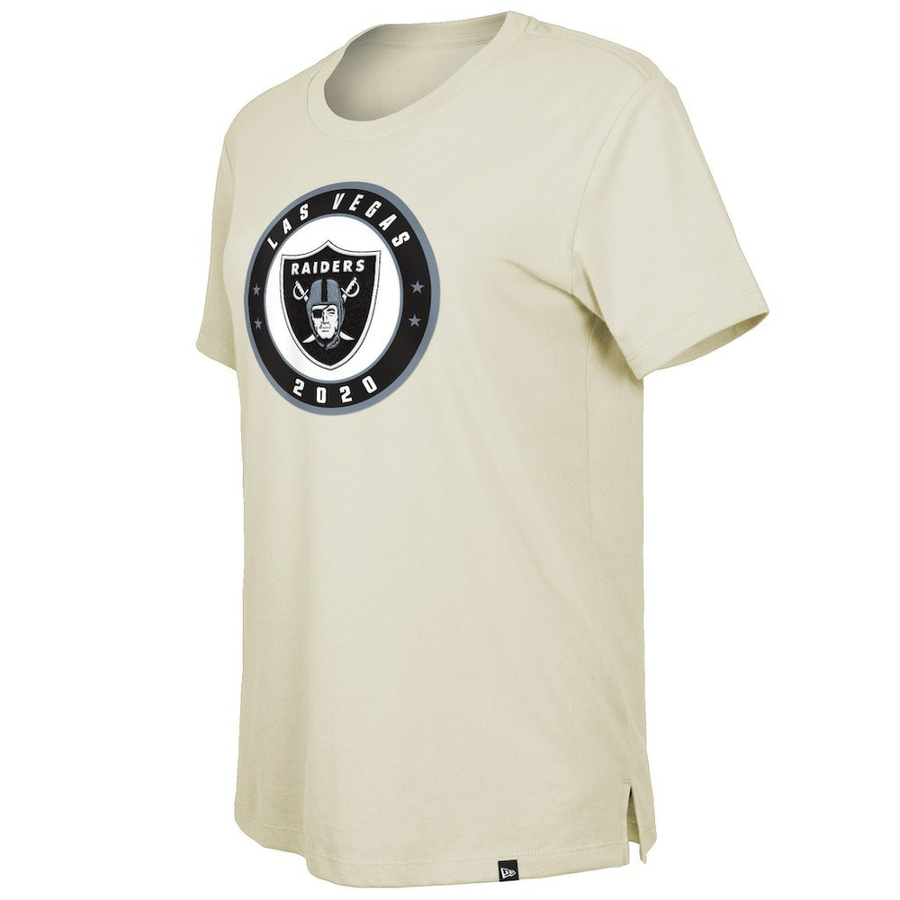 Las Vegas Raiders New Era Women's 2023 NFL Draft T-Shirt Cream | NFL