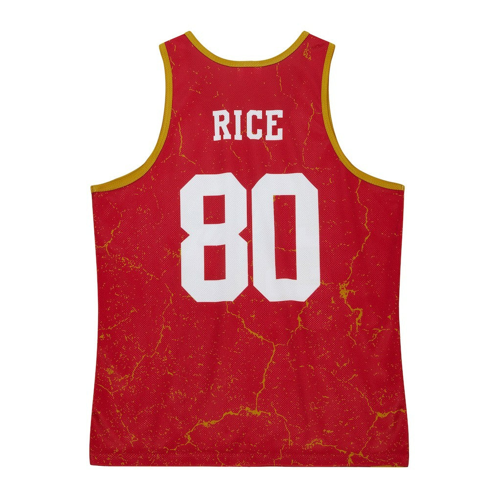 Jerry Rice San Francisco 49ers 1994 Player Burst Tank Top Scarlet | Mitchell & Ness