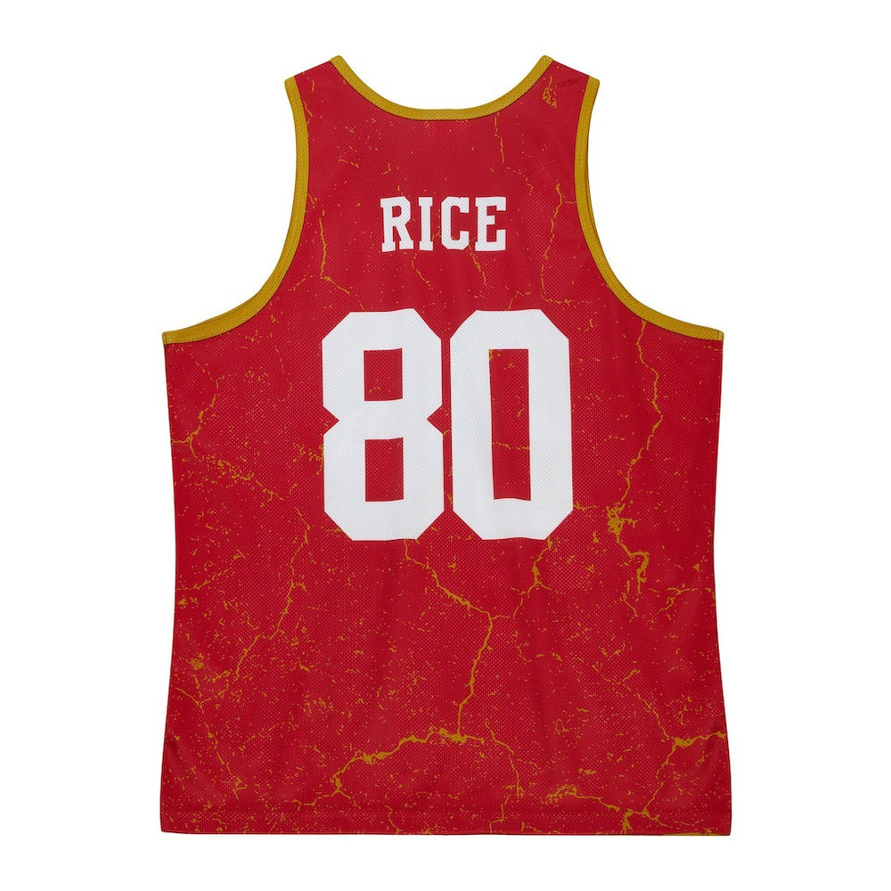 Jerry Rice San Francisco 49ers 1994 Player Burst Tank Top Scarlet | Mitchell & Ness