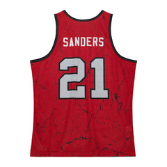 Deion Sanders Atlanta Falcons 1989 Player Burst Tank Top Red | Mitchell & Ness