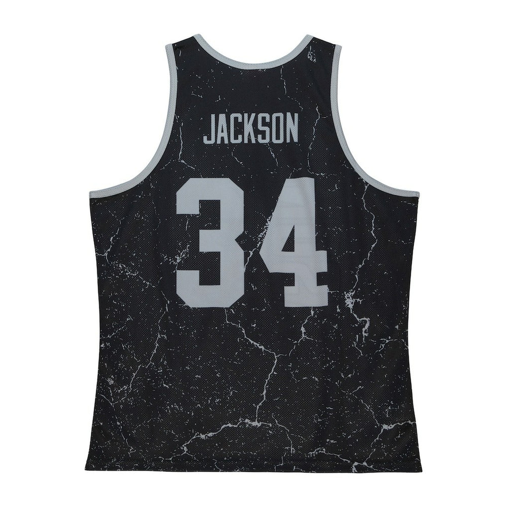 Bo Jackson Las Vegas Raiders 1990 Player Burst Tank Top Black | Mitchell & Ness