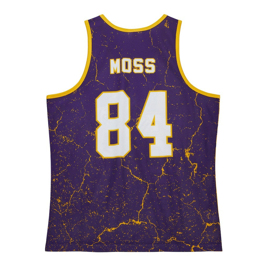 Randy Moss Minnesota Vikings 1998 Player Burst Tank Top Purple | Mitchell & Ness