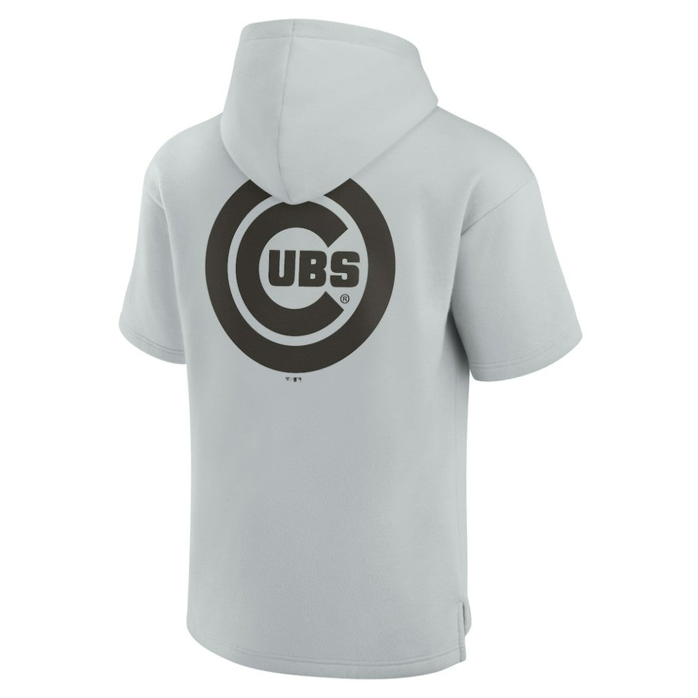 Chicago Cubs Fanatics Unisex Elements Super Soft Fleece Short Sleeve Pullover Hoodie - MLB