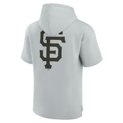San Francisco Giants Fanatics Unisex Elements Super Soft Fleece Short Sleeve Pullover Hoodie - MLB