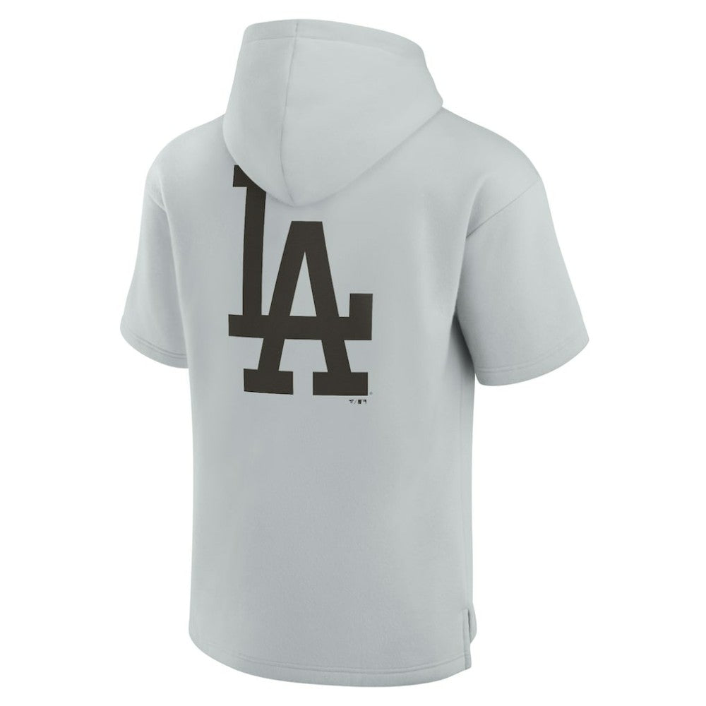 Los Angeles Dodgers Fanatics Unisex Elements Super Soft Fleece Short Sleeve Pullover Hoodie - MLB