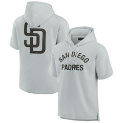 San Diego Padres Fanatics Unisex Elements Super Soft Fleece Short Sleeve Pullover Hoodie - MLB