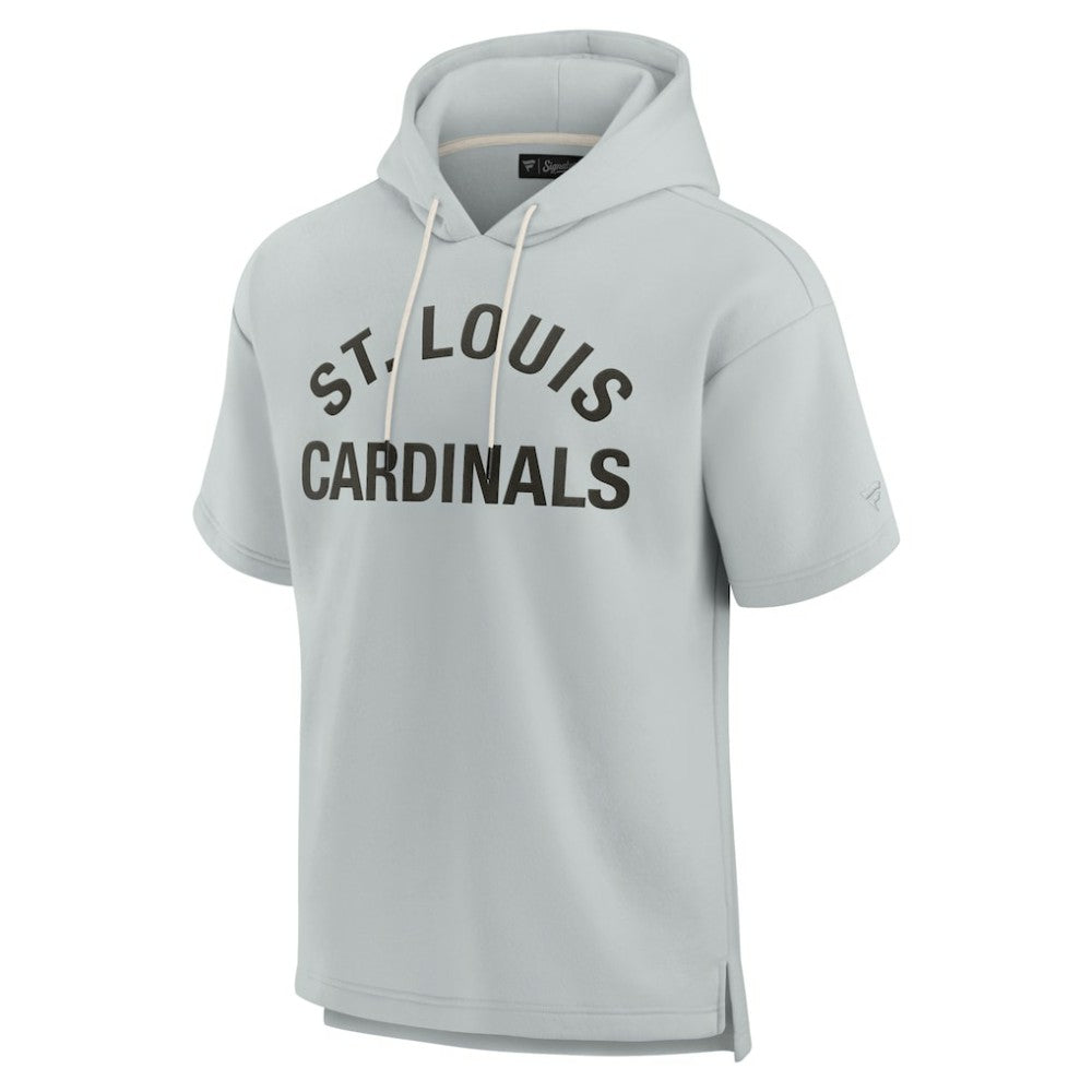 St. Louis Cardinals Fanatics Unisex Elements Super Soft Fleece Short Sleeve Pullover Hoodie - MLB
