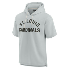 St. Louis Cardinals Fanatics Unisex Elements Super Soft Fleece Short Sleeve Pullover Hoodie - MLB