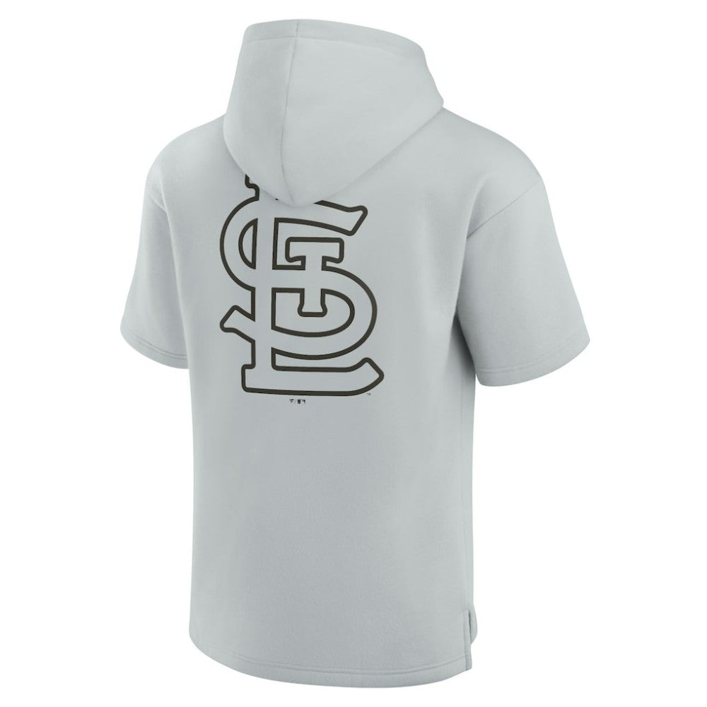 St. Louis Cardinals Fanatics Unisex Elements Super Soft Fleece Short Sleeve Pullover Hoodie - MLB