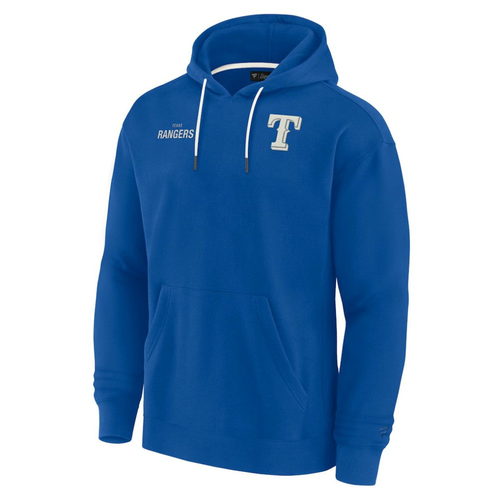 Texas Rangers Fanatics Unisex Elements Super Soft Fleece Pullover Hoodie - MLB