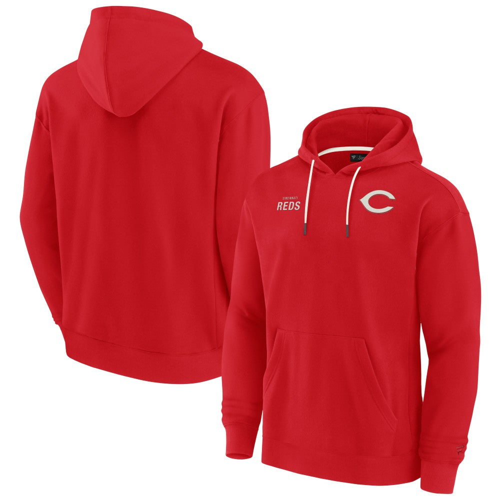 Cincinnati Reds Fanatics Unisex Elements Super Soft Fleece Pullover Hoodie - MLB