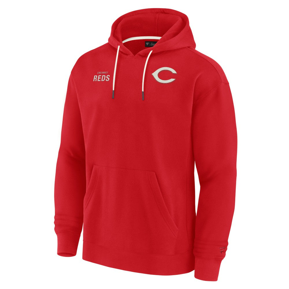 Cincinnati Reds Fanatics Unisex Elements Super Soft Fleece Pullover Hoodie - MLB