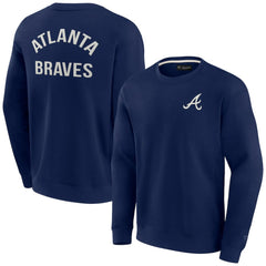 Atlanta Braves Fanatics Unisex Super Soft Pullover Crew Sweatshirt - MLB